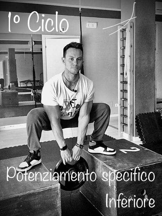 1° Ciclo "Potenziamento Inferiore" (progr. di allenamento gambe)